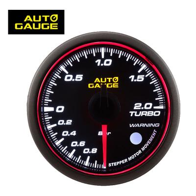 China Easy Installation Combo Gauge 52mm White Amber LED Display Automobile Push Racing Car Analog Type Monitoring 2Bar Boost Gauge For Universal Car for sale