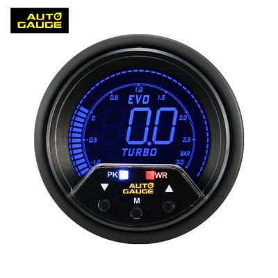 China Tubo Boost EVO Gauge 60mm 4 Color Electric Auto Boost EVO Gauge Meter for sale