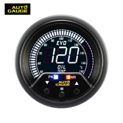 China Digital Electric Oil Temperature Gauge 60mm LCD Oil Temperature Gauge for sale