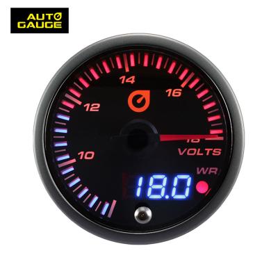 China Aluminum Needle Racing Car Voltmeter Charging Volt Gauge Voltage Volt Gauge for sale