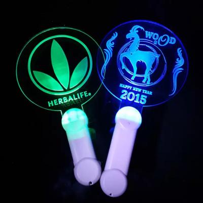 China 2021 Newest Supplies Concert Custom Printing Acrylic Text Picture LED Glow Light Stick For Party Concert for sale