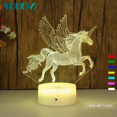 China Factory Wholesale Modern OEM Customized New Cartoon 3D Night Light Illusion 3D Lamp LED Night Light For Kids for sale