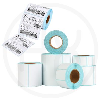 China Dymo 4x6 Heat Sensitive Labels Shipping Direct Thermal Stickers Thermal Barcode Label For Printer for sale