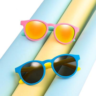 China 2022 Fashion Sunglasses New Arrival Yuxun New Arrival Custom Cheap Custom Rubber Flexible Children Sunglasses Polarized Wholesale for sale