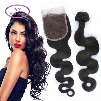 China Best Price Big Virgin Brazilian Body Wave Hair Factory Price Stock Buys In China Body Wave Hair Extension With Lace Closure for sale