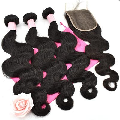 China Qingdao Haiyi Full Cuticle Body Wave Best Grade Virgin Body Wave Brazilian Hair for sale