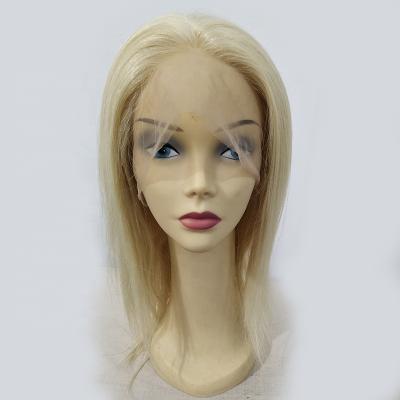 China 100% High Quality Straight No Tangle No Bondage Full Lace Hair Shedding Wig for sale