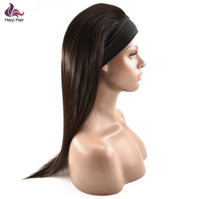 China Silky Straight Remy Human Hair Extensions Unprocessed Virgin Hair Wave Headbands For Women 2020 for sale