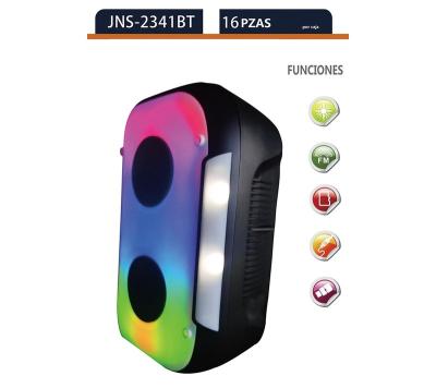 China Factory sale colorful hot outdoor music speaker portable LED light OKFLY JNS-2341BT wireless speaker for sale