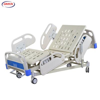 China Hosptial Low Price 5 Functions High Quality Bed Medical Equipment ICU Electric Luxury Hospital Bed For Sale for sale