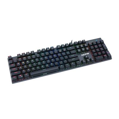 China Numeric Keypad Mechanical Keyboard Gaming RGB Dedicated Desktop Computer Wired Black Spindle Keyboard for sale