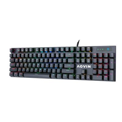 China Custom 104 Key Gaming Desktop Computer Dedicated Numeric Keypad Macro Programming Typing USB Keyboard for sale