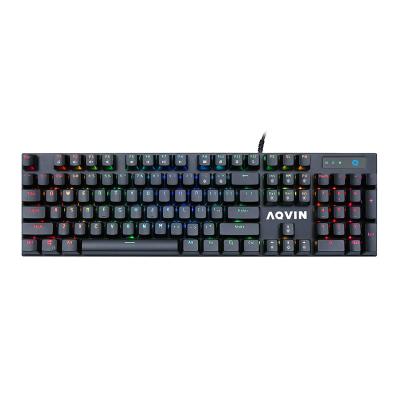 China Full Color Illuminated Keyboard Aluminum Alloy Metal Gaming Skeleton Keyboard Yes for sale