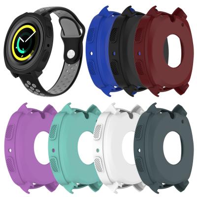 China Anti-scratch/plus new design Anti-resistant bulk full cover waterproof bumper soft silicone protective watch case for samsung gear sport R600 for sale