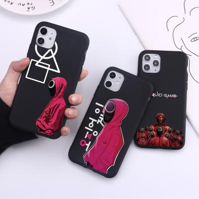 China Factory Wholesale Various Patterns Shockproof Sublimation Luxury Custom Squid Gaming Phone Waterproof Case TPU For iphone 13 pro max for sale