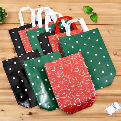 China Reclycled Clothing Store Portable Gift Packaging Bag Luxury Custom Shopping Tote Bag Printing Nonwoven Bag for sale