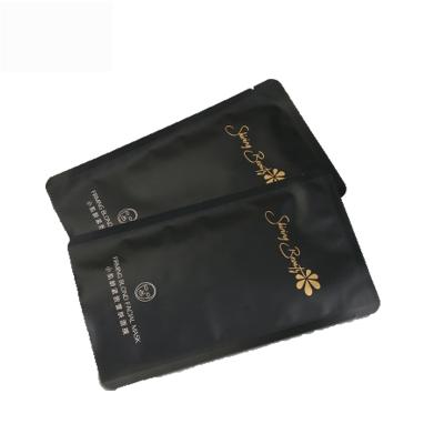 China Moisture-proof Strong Sealing Printed Logo Aluminum Foil Packaging Bags Plastic Face Mask Packaging Bags Aluminum Foil Mask Bag for sale