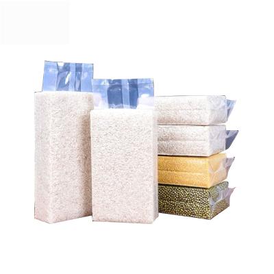 China BIODEGRADABLE Approved Vacuum Seal Pouches Nut Plastic Packaging Bags Food Storage Bags For Rice Bean for sale