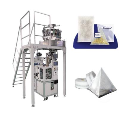 China Automatic Pyramids Tea Bag Packing Machine Tea Bag Bag Inner And Outer Food Packing Machine for sale