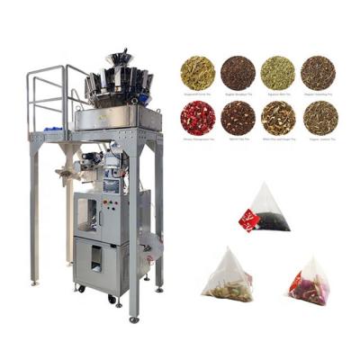 China Food pyramids tea bag packing machine performance tea packaging machine for nylon pyramid tea bag bag for sale