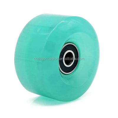 China Wholesale Low Price LOGO Customizing High Quality Youth Longboard Roller Skate Wheels Skateboard Parts With BearingLongboard Accessory for sale