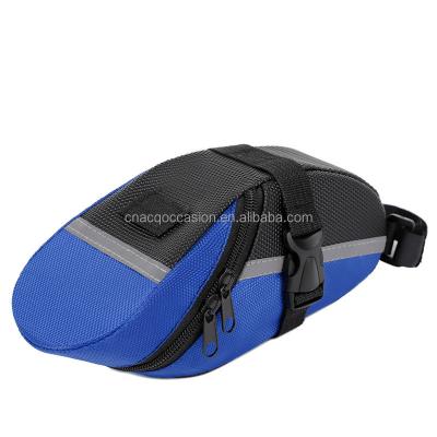 China Customizing Outdoor Waterproof Reflective Customizing Logo Stripe Bike Saddle Bag Backseat PVC Recycling Bag Low Price Outdoor Bag Hot for sale