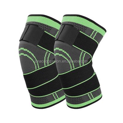 China Universal Hot Sales Outdoor Sport Support Fitness Sports Protectors Indoor Nylon No Slip Bands Knee Support / Breathable Elastic Knee Brace for sale