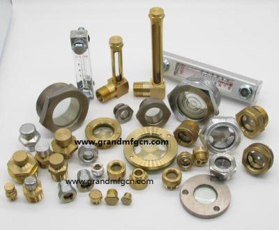 China Refrigeration Flange Fused Nickel Plated Sight Glass With Natural Glass For Refrigeration Equipments for sale