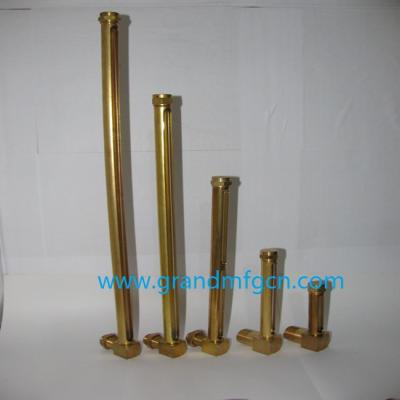 China Thread M12x1.5 M14x1.5 M16x1.5 Metric Glass Tube Brass Oil Level Indicator M10x1.5 for sale