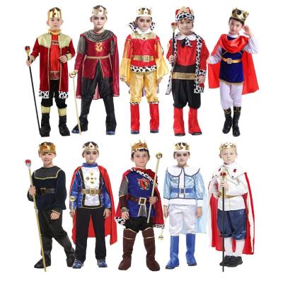 China Eco-friendly Soft Material Halloween Party Costume Up King Prince Boys Knight Carnival Warrior Kids Costumes Anime Cosplay Costume for sale