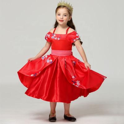 China Popular Movie Soft Material Eco-friendly Elena Of Avalor Princess Children's Elena Fancy Dresses Costumes For Party Of Avalor Halloween Cosplay for sale