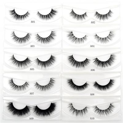 China Natural Mink 3d Mink Eyelashes Vendor of Handmade Looking Wispies Mink Eyelashes Factory Wholesale Price for sale