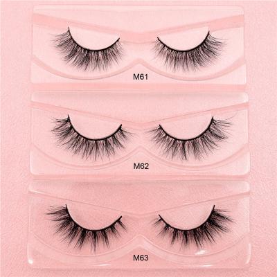 China Very soft and criss-cross and straight strands high quality 3D mink lashes with custom packaging cruelty free vegan wholesale mink eyelashes for sale