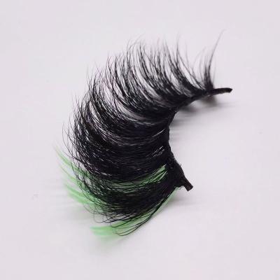 China Real Mink Lashes Cruelty Free False Eyelash 3D Colored Eyelashes Mink Lash Color Mink Lashes for sale