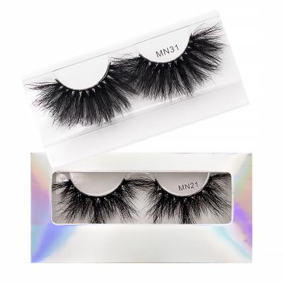 China Very soft, lightweight & economic comfortable custom design 3d 25mm mink lashes wholesale thick fluffy for sale