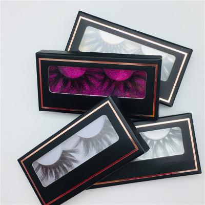 China Very soft, lightweight & comfortable newcomers gently knocking down 100% handmade Mink Lashes Vendor Wholesale With fluffy boxes for sale