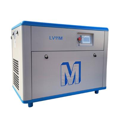 China Lubricated China heavy duty frequency conversion industrial 11kw rotary screw air compressor for sale