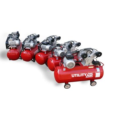 China Lubricated High Quality 4kw Portable Air Compressor Machines Industrial Piston Air Compressors for sale