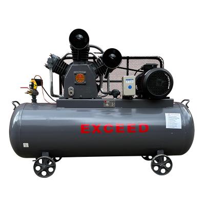 China Lubricated 7.5kw piston V belt driven piston air compressor machine for industrial use for sale