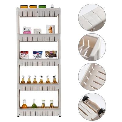 China Corrosion Protection Storage Rack Kitchen Bathroom Sundries Rack Tiered Organizer for sale