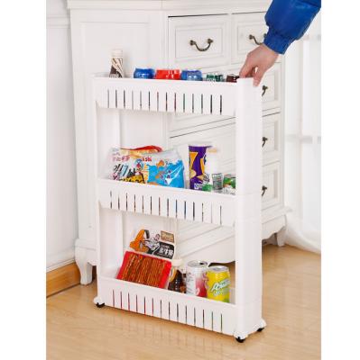 China Solid Color Corrosion Protection Home Three Layers Universal Storage Shelf for sale