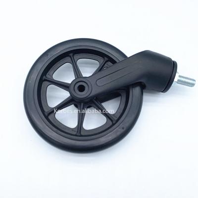 China 7.5 Inch Rigid Rollator Wheels Made Of PP&PVC Spare Part-Wheel For Walker / Wheelchair for sale