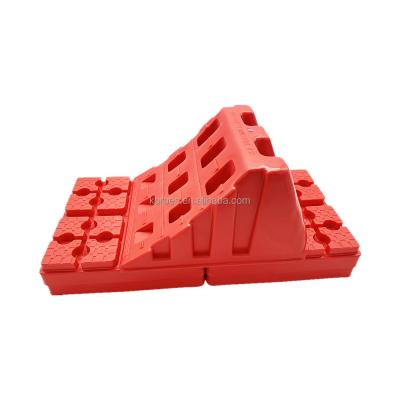 China Durable RV Truck Camper Trailer Wheel Wedge Car Lift Plug Non-Slip Leveling Blocks for sale