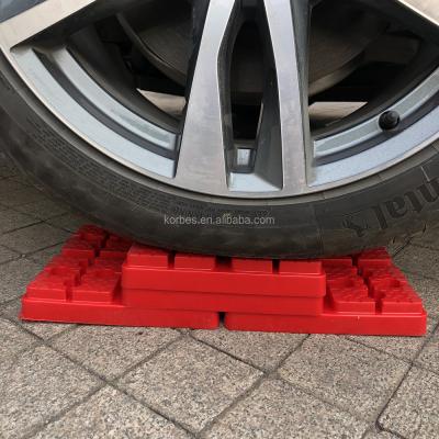 China Wheel Wedges Car Cages Car Wheel Wedge Level Lifts 5tons for sale