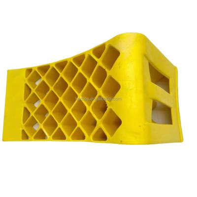 China Private car& yellow plastic taxi car cap car wheel chock for shipping truck parking for sale