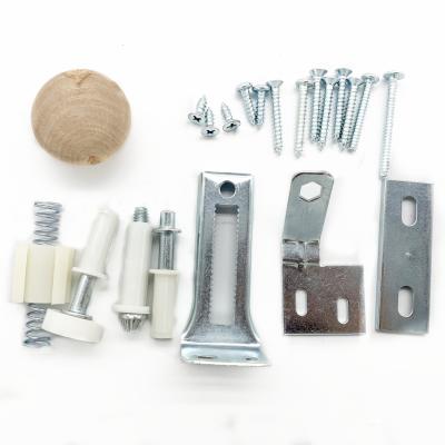 China Modern Bi-Fold Door Hardware Set Sliding Door Hardware Package Steel / Plastic for sale