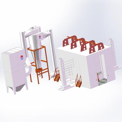 China Hotels Powder Coating Oven Powder Paint Booth Cabinet Nano Coating Machine Electric Spray Production Line For Auto Parts for sale