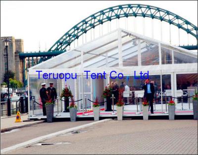 China High Reinforce Wedding Marquee Tent With 850g/m² Solid Soft PVC Fabric Wall for sale