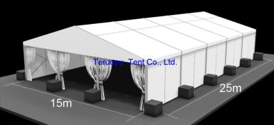 China Anti Rust Wedding Marquee Tent Suit For 1000 People White Fabric Roof Cover for sale