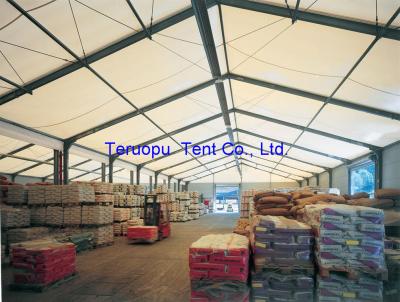 China Aluminium Alloy Structure Industrial Storage Tents 30 X 50 M Long Using Life for sale